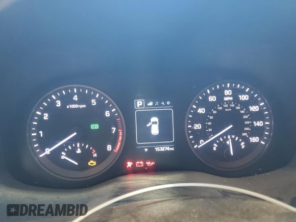 2016 Hyundai Tucson Limited with VIN KM8J3CA23GU138580, listed as a Copart auction lot 48170665 with 153,274 mi miles and Salvage Title. Bid and sale history available at carsss.com. Image 9.