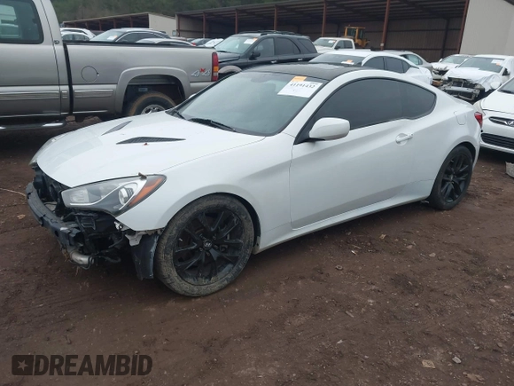 2013 Hyundai Genesis Coupe R-Spec with VIN KMHHT6KD3DU104277, listed as a IAAI auction lot 41191432 with 106,311 mi miles and . Bid and sale history available at DreamBid. Image 2.
