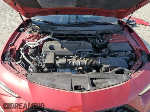 2021 Acura TLX w/A-Spec Package with VIN 19UUB5F51MA008704, listed as a Copart auction lot 59932995 with 62,781 mi miles and Salvage title. Bid and sale history available at DreamBid. Image 11.