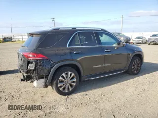2020 Mercedes-Benz GLE 350 with VIN 4JGFB4KB5LA053605, listed as a Copart auction lot 56928275 with 52,413 mi miles and Salvage title. Bid and sale history available at DreamBid. Image 3.