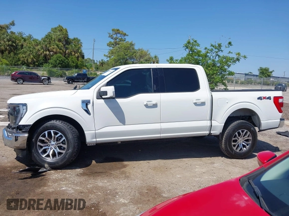 2022 Ford F-150 XL with VIN 1FTFW1E8XNFC34583, listed as a IAAI auction lot 42020824 with 26,150 mi miles. Bid and sale history available at carsss.com. Image 14.