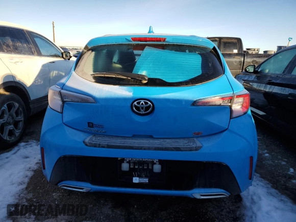 2022 Toyota Corolla Hatchback with VIN JTNK4MBE8N3161842, listed as a Copart auction lot 86199494 with 85,717 mi miles and Salvage Title. Bid and sale history available at carsss.com. Image 6.