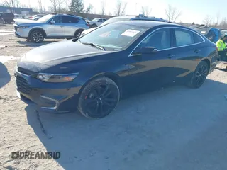 2018 Chevrolet Malibu LT with VIN 1G1ZD5ST7JF197384, listed as a IAAI auction lot 41082036 with 124,277 mi miles. Bid and sale history available at carsss.com. Image 2.