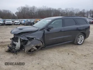 2021 Dodge Durango GT Plus with VIN 1C4RDHDG3MC519775, listed as a Copart auction lot 45916635 with 75,365 mi miles and Salvage Title. Bid and sale history available at DreamBid. Image 1.