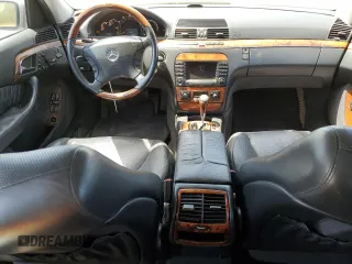 2005 Mercedes-Benz S-Class 5.0L with VIN WDBNG75J15A444130, listed as a Copart auction lot 54367505 with 168,855 mi miles and Clean Title. Bid and sale history available at carsss.com. Image 8.
