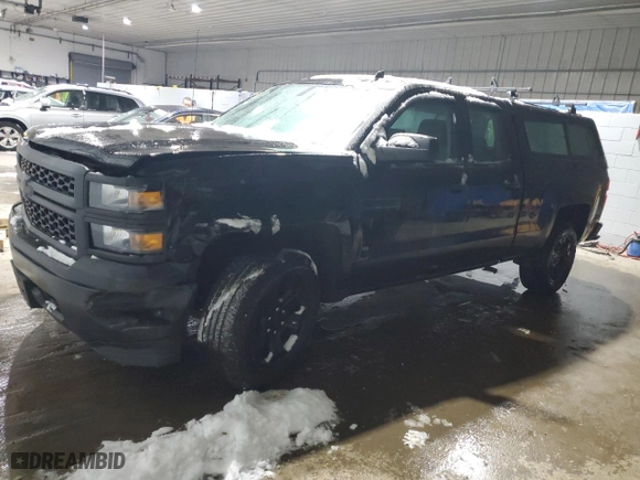 2015 Chevrolet Silverado 1500 Work Truck with VIN 1GCVKPEH3FZ427975, listed as a Copart auction lot 86341404 with 172,230 mi miles and Salvage Title. Bid and sale history available at carsss.com. Image 1.