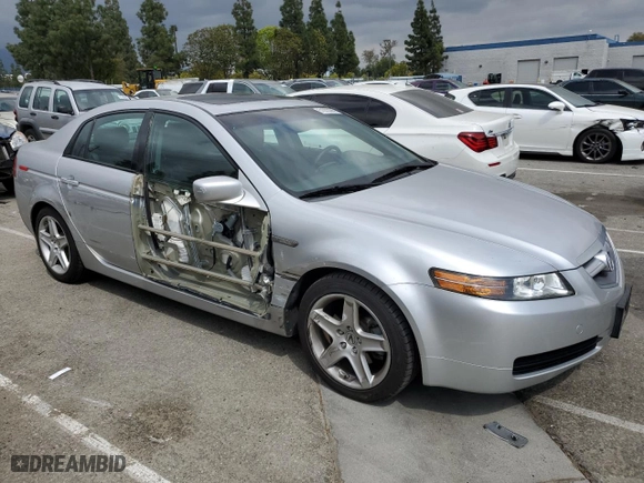 2006 Acura TL with VIN 19UUA66266A001538, listed as a Copart auction lot 51073395 with 108,599 mi miles and Salvage Title. Bid and sale history available at carsss.com. Image 4.