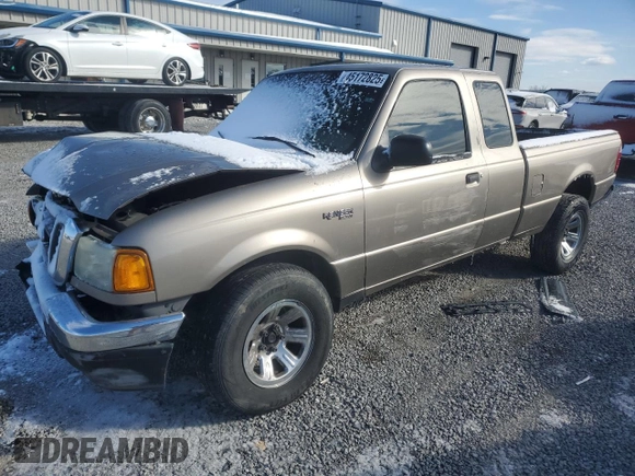 2005 Ford Ranger XL with VIN 1FTYR14UX5PA00890, listed as a Copart auction lot 45172825 with 264,360 mi miles and Salvage Title. Bid and sale history available at DreamBid. Image 1.
