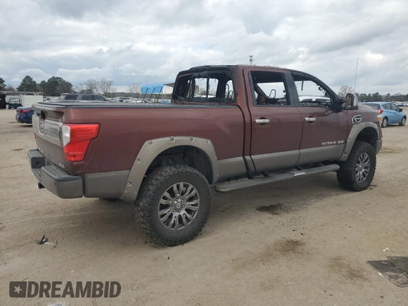 2016 Nissan Titan Pro-4X with VIN 1N6BA1F44GN509914, listed as a Copart auction lot 44417905 with Not provided miles and Salvage title. Bid and sale history available at DreamBid. Image 3.