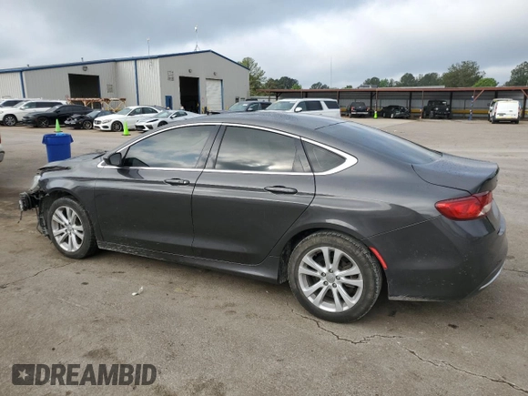 2015 Chrysler 200 Limited with VIN 1C3CCCAB0FN556461, listed as a Copart auction lot 54229305 with 204,551 mi miles and Salvage Title. Bid and sale history available at DreamBid. Image 2.