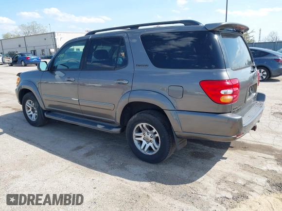 2003 Toyota Sequoia Limited with VIN 5TDBT48AX3S163180, listed as a IAAI auction lot 42129050 with 125,086 mi miles and . Bid and sale history available at DreamBid. Image 3.