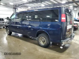 2011 Chevrolet Express Passenger 1LT with VIN 1GAZG1FGXB1118401, listed as a Copart auction lot 61633484 with 92,133 mi miles and Salvage title. Bid and sale history available at DreamBid. Image 2.