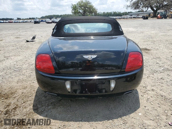 2007 Bentley Continental GT with VIN SCBDR33W97C045720, listed as a Copart auction lot 56370245 with 47,350 mi miles and Salvage Title. Bid and sale history available at DreamBid. Image 6.