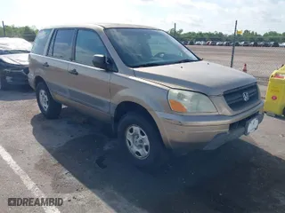 2005 Honda Pilot LX with VIN 2HKYF18125H532381, listed as a IAAI auction lot 42054852 with 236,410 mi miles. Bid and sale history available at carsss.com. Image 1.