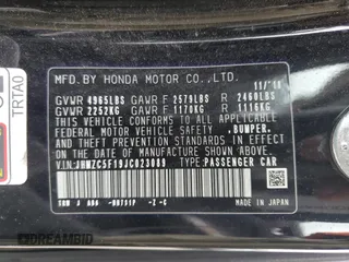2018 Honda Clarity Plug-In Hybrid with VIN JHMZC5F19JC023089, listed as a Copart auction lot 63196774 with 48,318 mi miles and Salvage Title. Bid and sale history available at carsss.com. Image 14.