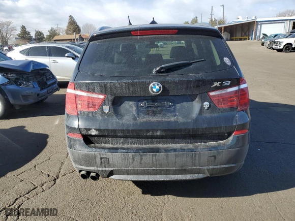 2013 BMW X3 xDrive28i with VIN 5UXWX9C51D0A17236, listed as a Copart auction lot 44263765 with 99,657 mi miles and Salvage Title. Bid and sale history available at carsss.com. Image 6.