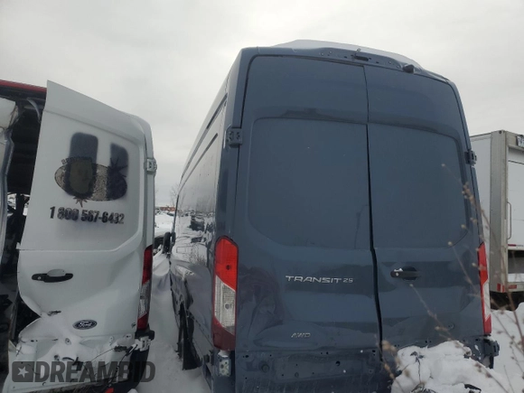 2021 Ford Transit Cargo with VIN 1FTBR3U87MKA68354, listed as a Copart auction lot 44575775 with Not Provided miles and Salvage Title. Bid and sale history available at DreamBid. Image 2.