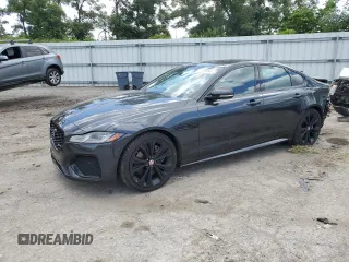 2022 Jaguar XF R-Dynamic SE with VIN SAJBL4GX2NCY92379, listed as a Copart auction lot 58638384 with 13,048 mi miles and Salvage Title. Bid and sale history available at carsss.com. Image 1.