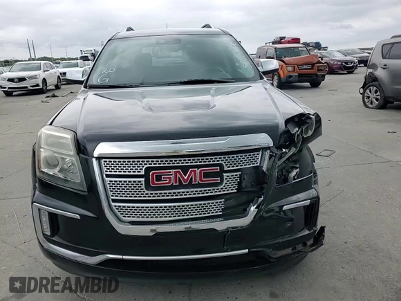 2016 GMC Terrain Denali with VIN 2GKFLRE38G6184182, listed as a Copart auction lot 55702495 with 134,698 mi miles and Salvage title. Bid and sale history available at DreamBid. Image 14.
