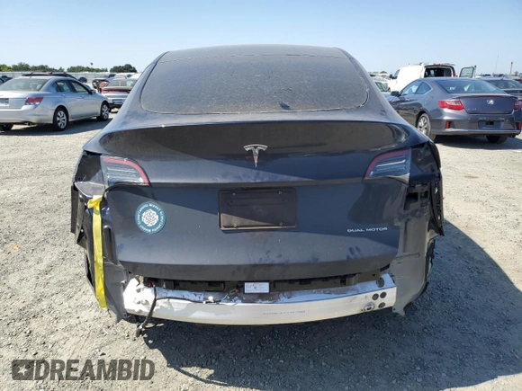 2024 Tesla Model Y Long Range z VIN 7SAYGAEE0RF101971, wystawiony jako Copart lot #58794335 z przebiegiem 16 099 mil mil oraz Szkoda całkowita • Salvage title. Historia ofert i sprzedaży dostępna na DreamBid. Obrazek 6.