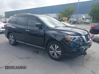 2019 Nissan Pathfinder SV z VIN 5N1DR2MN9KC632341, wystawiony jako IAAI lot #41906497 z przebiegiem 99 418 mil mil oraz . Historia ofert i sprzedaży dostępna na DreamBid. Obrazek 1.