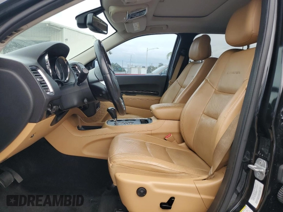 2012 Dodge Durango Citadel with VIN 1C4SDHET7CC240213, listed as a Copart auction lot 81023064 with 92,252 mi miles and Salvage title. Bid and sale history available at DreamBid. Image 7.