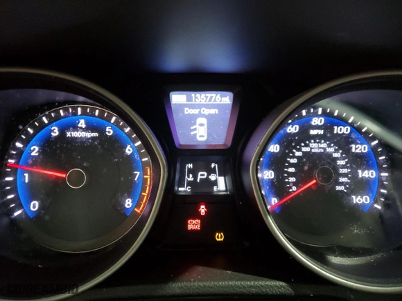 2013 Hyundai Elantra GT with VIN KMHD35LE3DU090820, listed as a Copart auction lot 52382415 with 135,776 mi miles and Clean Title. Bid and sale history available at carsss.com. Image 9.