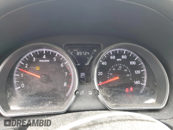 2015 Nissan Versa SV with VIN 3N1CN7AP8FL801258, listed as a Copart auction lot 52876905 with 89,724 mi miles and Salvage Title. Bid and sale history available at carsss.com. Image 9.