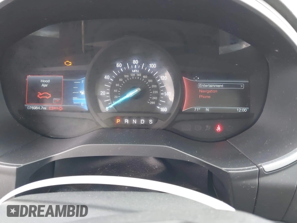 2017 Ford Edge Titanium with VIN 2FMPK4K94HBB41767, listed as a IAAI auction lot 42101946 with 76,984 mi miles. Bid and sale history available at carsss.com. Image 7.