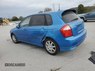 2006 Kia Spectra with VIN KNAFE162X65259727, listed as a Copart auction lot 75470994 with 0 mi miles and Salvage Title. Bid and sale history available at carsss.com. Image 2.