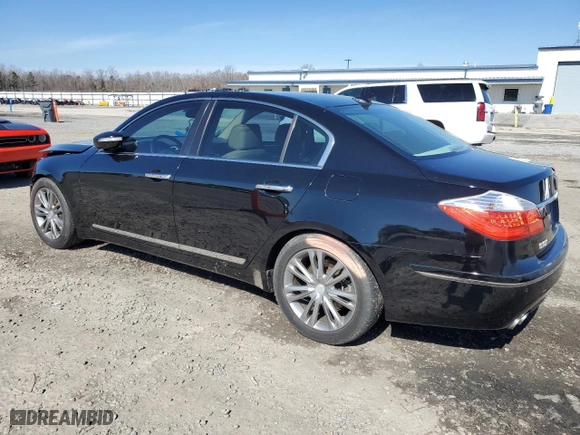 2010 Hyundai Genesis with VIN KMHGC4DF6AU072094, listed as a Copart auction lot 45290745 with 176,775 mi miles and Salvage Title. Bid and sale history available at carsss.com. Image 2.