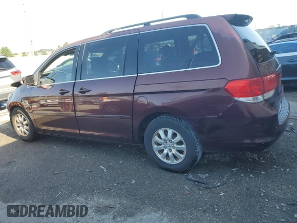 2008 Honda Odyssey EX-L with VIN 5FNRL38728B022788, listed as a Copart auction lot 52721625 with 0 mi miles and Salvage Title. Bid and sale history available at carsss.com. Image 2.