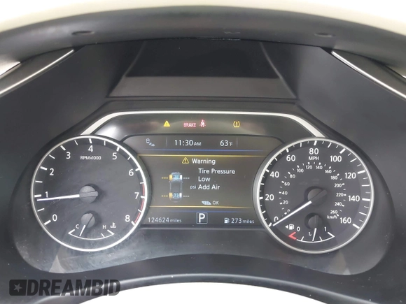 2016 Nissan Murano Platinum with VIN 5N1AZ2MG5GN126361, listed as a IAAI auction lot 41973077 with 124,624 mi miles and . Bid and sale history available at DreamBid. Image 7.