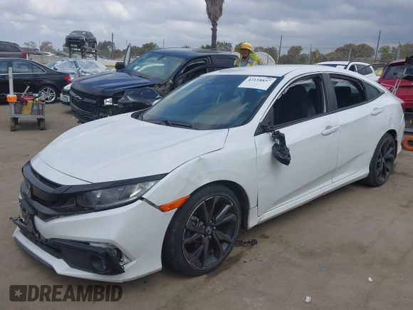 2019 Honda Civic Sport with VIN 19XFC2F82KE013269, listed as a IAAI auction lot 42118857 with 80,212 mi miles and . Bid and sale history available at DreamBid. Image 17.