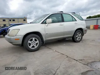 2002 Lexus RX 300 z VIN JTJGF10U120126454, wystawiony jako Copart lot #58814295 z przebiegiem 298 857 mil mil oraz Szkoda całkowita • Salvage title. Historia ofert i sprzedaży dostępna na DreamBid. Obrazek 1.