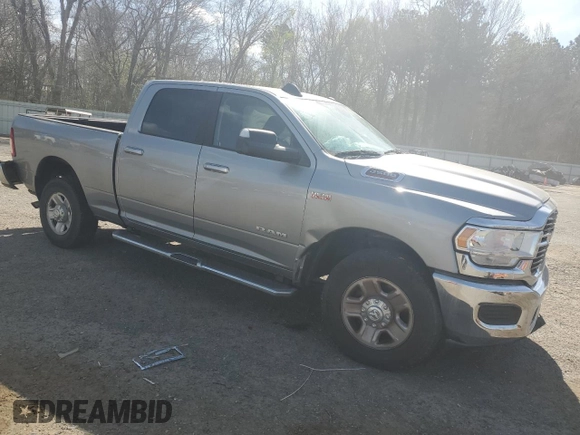 2020 Ram 2500 Big Horn with VIN 3C6UR5DJ2LG297531, listed as a Copart auction lot 48946995 with 74,197 mi miles and Salvage title. Bid and sale history available at DreamBid. Image 4.