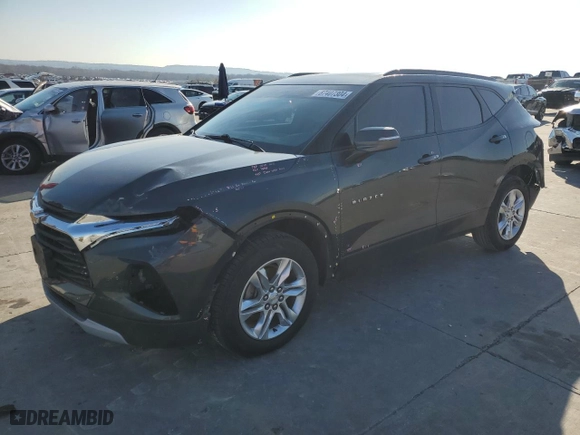 2019 Chevrolet Blazer with VIN 3GNKBCRS5KS677332, listed as a Copart auction lot 87407304 with 66,713 mi miles and Salvage Title. Bid and sale history available at carsss.com. Image 1.