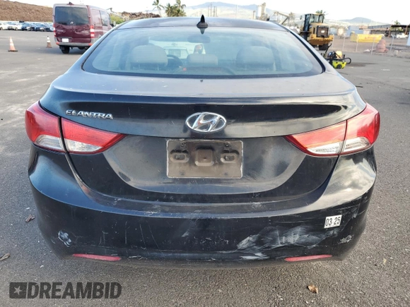 2013 Hyundai Elantra GLS z VIN 5NPDH4AE4DH244108, wystawiony jako Copart lot #45699735 z przebiegiem 161 418 mil mil oraz Szkoda całkowita • Salvage title. Historia ofert i sprzedaży dostępna na DreamBid. Obrazek 6.