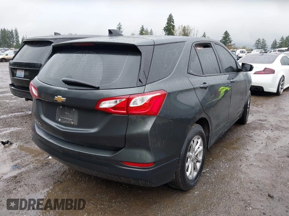 2020 Chevrolet Equinox LS with VIN 3GNAXHEV6LS501658, listed as a IAAI auction lot 41980000 with 77,963 mi miles. Bid and sale history available at carsss.com. Image 4.