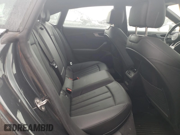 2018 Audi A5 Sportback Premium with VIN WAUDNCF55JA014752, listed as a Copart auction lot 62065494 with 48,801 mi miles and Salvage Title. Bid and sale history available at carsss.com. Image 10.
