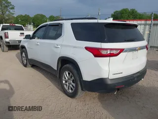 2019 Chevrolet Traverse LT Cloth with VIN 1GNERGKW1KJ193902, listed as a IAAI auction lot 41900901 with 131,672 mi miles and . Bid and sale history available at DreamBid. Image 3.