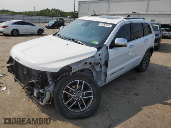 2019 Jeep Grand Cherokee Limited с VIN 1C4RJFBG2KC767416, выставлен на аукционе Copart как лот 59212975 с пробегом 96 846 миль миль и Списание • Salvage title. История ставок и продаж доступна на DreamBid. Изображение 1.