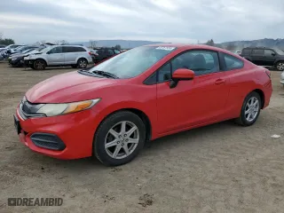 2015 Honda Civic Coupe LX with VIN 2HGFG3B57FH515454, listed as a Copart auction lot 45767935 with 151,402 mi miles and Salvage Title. Bid and sale history available at carsss.com. Image 1.