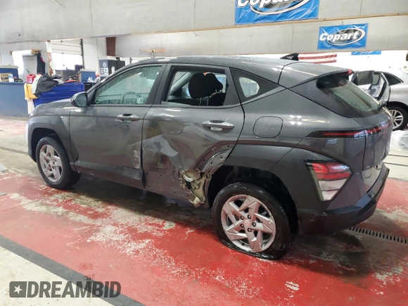 2025 Hyundai Kona SE with VIN KM8HACAB6SU256006, listed as a Copart auction lot 47573995 with 383 mi miles and Salvage Title. Bid and sale history available at carsss.com. Image 2.