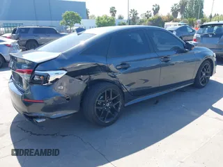 2024 Honda Civic Sport with VIN 2HGFE2F57RH559288, listed as a IAAI auction lot 42206774 with 23,674 mi miles and . Bid and sale history available at DreamBid. Image 4.