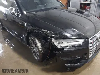 2018 Audi S4 Prestige with VIN WAUC4AF49JA001268, listed as a IAAI auction lot 41613652 with 73,264 mi miles. Bid and sale history available at carsss.com. Image 6.