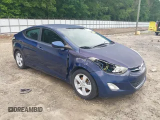 2013 Hyundai Elantra GLS z VIN KMHDH4AE7DU809260, wystawiony jako IAAI lot #42310264 z przebiegiem 259 665 mil mil oraz . Historia ofert i sprzedaży dostępna na DreamBid. Obrazek 1.
