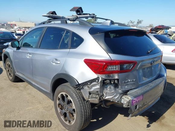 2021 Subaru Crosstrek Premium with VIN JF2GTAPC9M8321474, listed as a IAAI auction lot 42637682 with 34,920 mi miles and . Bid and sale history available at DreamBid. Image 3.