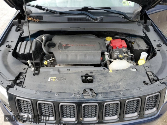 2019 Jeep Compass High Altitude with VIN 3C4NJDCB4KT675458, listed as a Copart auction lot 57132675 with 56,549 mi miles and Salvage title. Bid and sale history available at DreamBid. Image 12.