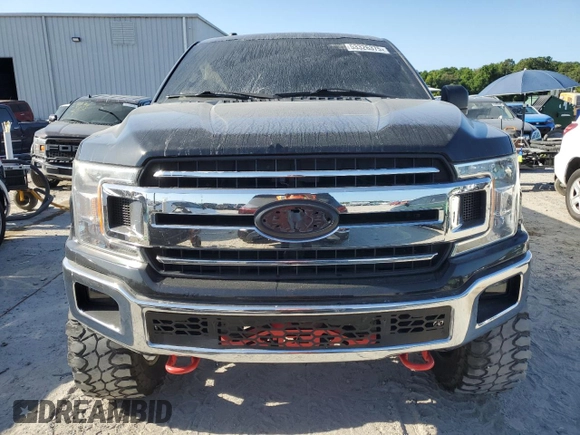 2018 Ford F-150 XL with VIN 1FTEW1E50JFA63998, listed as a Copart auction lot 53326375 with 102,560 mi miles and Salvage Title. Bid and sale history available at carsss.com. Image 5.